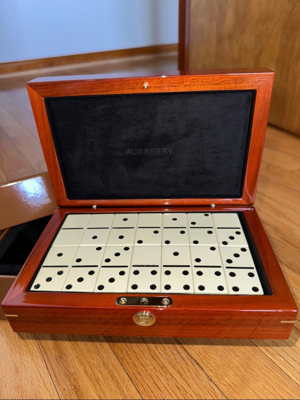 Burberry Glazed Mahogany Dominos Set